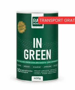 In Green, Mix Verde ECO 400g - Anti-Balonare, Detoxifiant, Pentru talie suplă, 80 porții