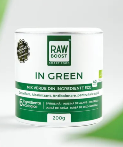 In Green, Mix Verde ECO 200g - Anti-Balonare, Detoxifiant, Pentru talie suplă, 40 porții