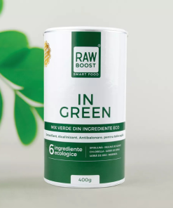 In Green, Mix Verde ECO - Anti-Balonare, Detoxifiant, Pentru talie suplă. 400g, 80 porții